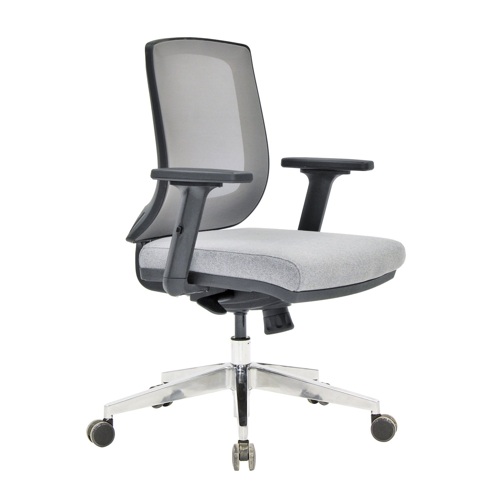 Relax Siyah Plastik Gövdeli Alüminyum Ayaklı Çalışma Koltukları