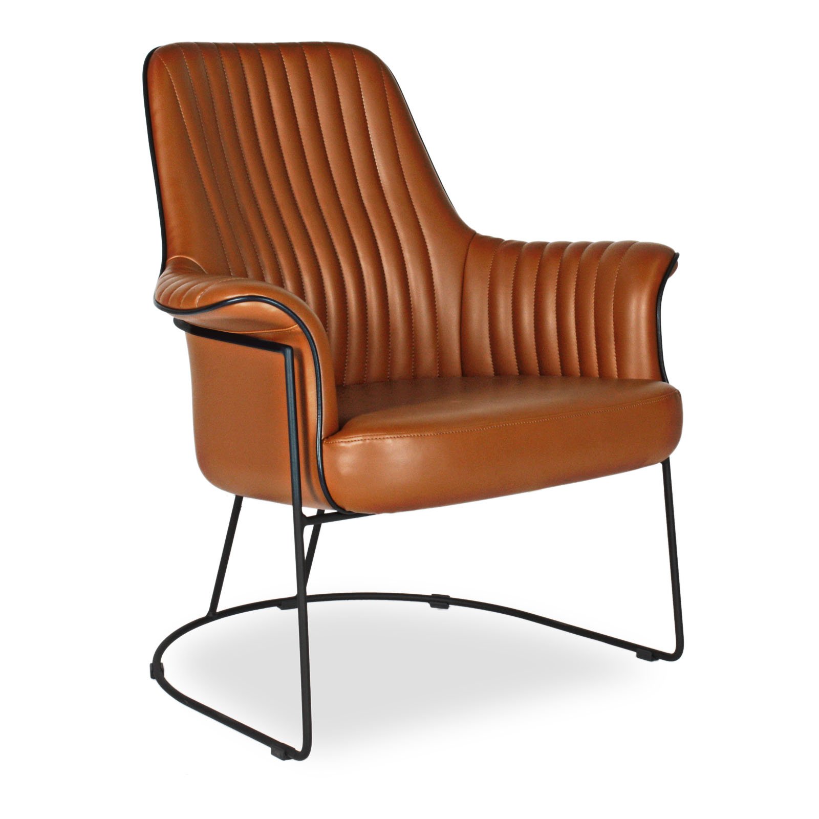 Vino Boyalı Ayaklı Misafir Koltukları