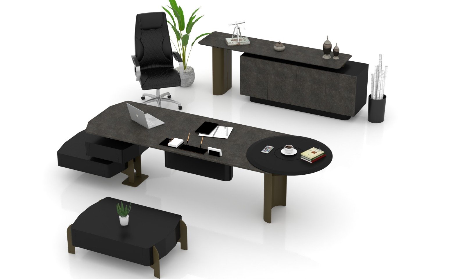 Tesla Yönetici Masa Takımı