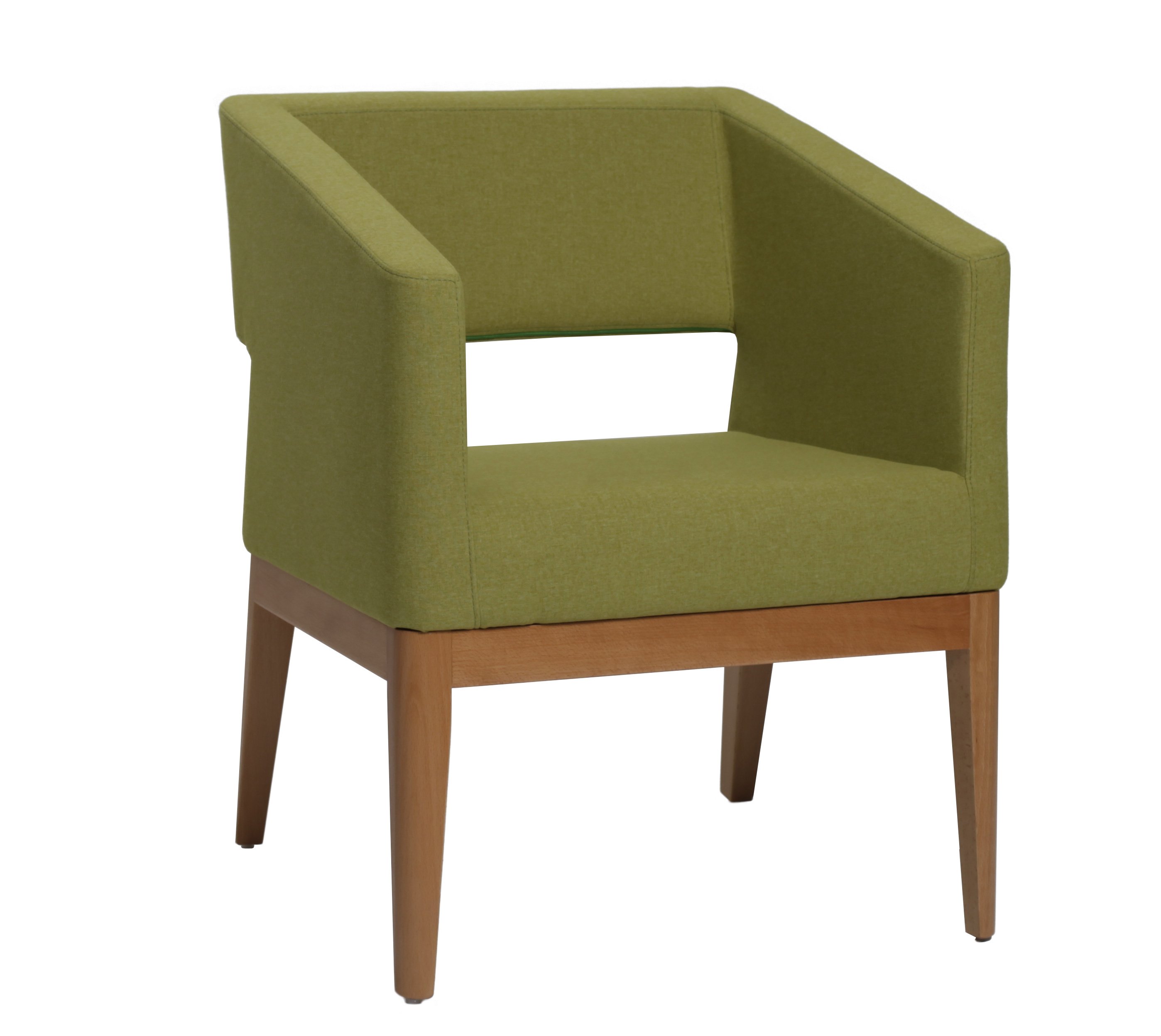 Retro Ahşap Ayaklı Misafir Koltukları