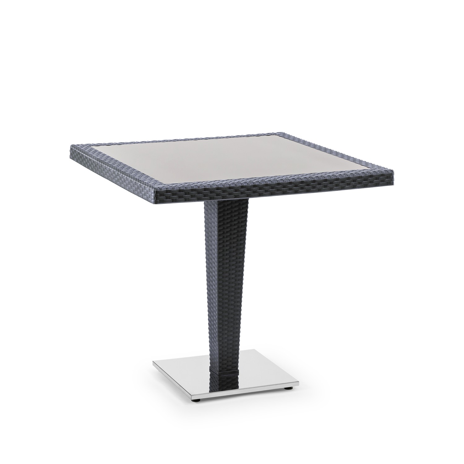 Antares Krom Ayaklı 80x80 Cm Masa