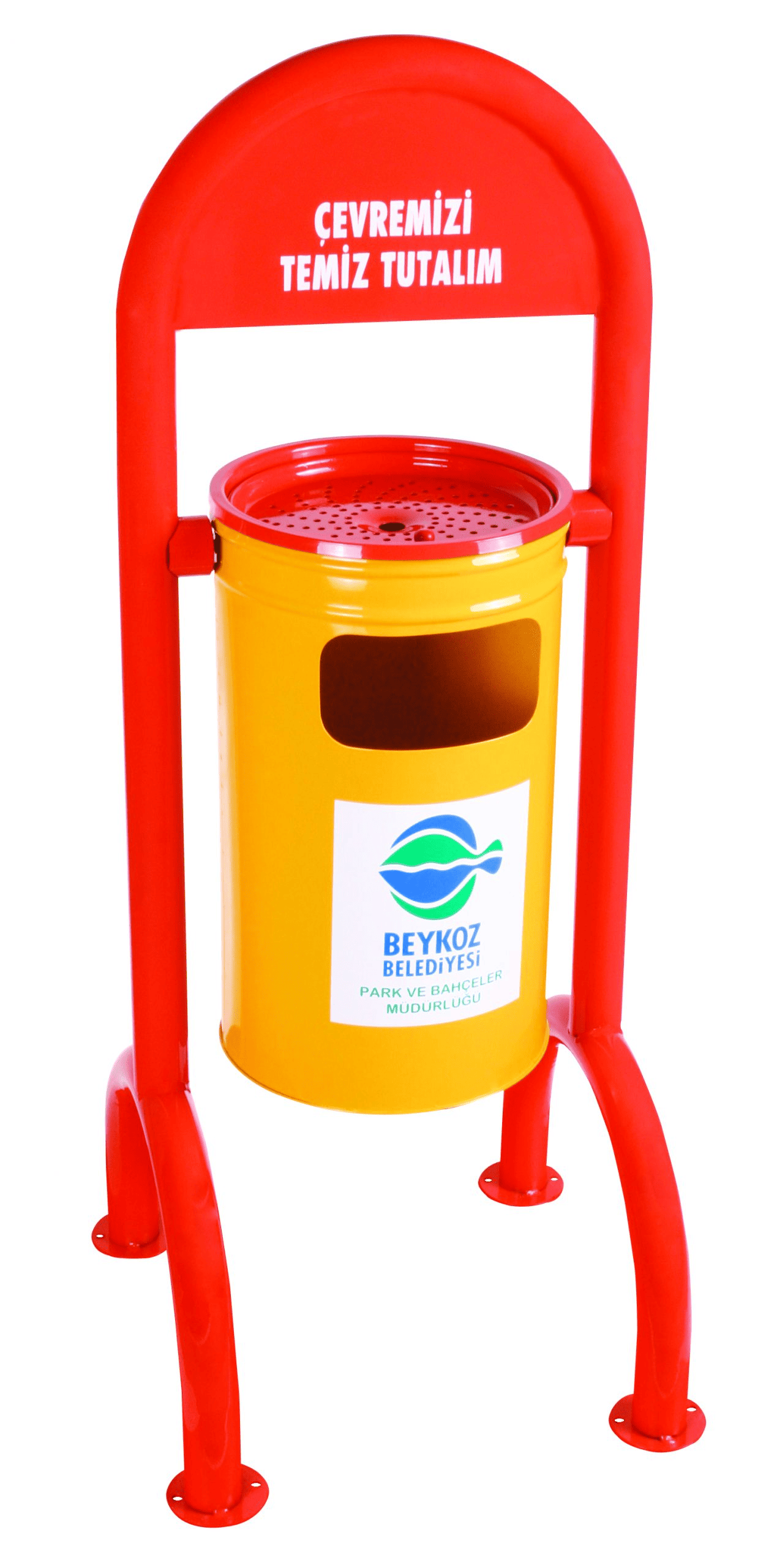 Dört Ayaklı Dış Mekan Çöp Kovası