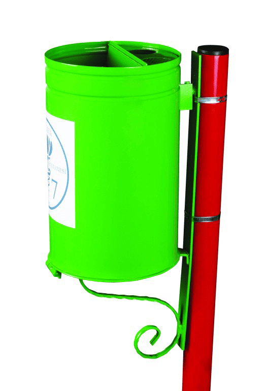 Direğe Monte Dış Mekan Çöp Kovası