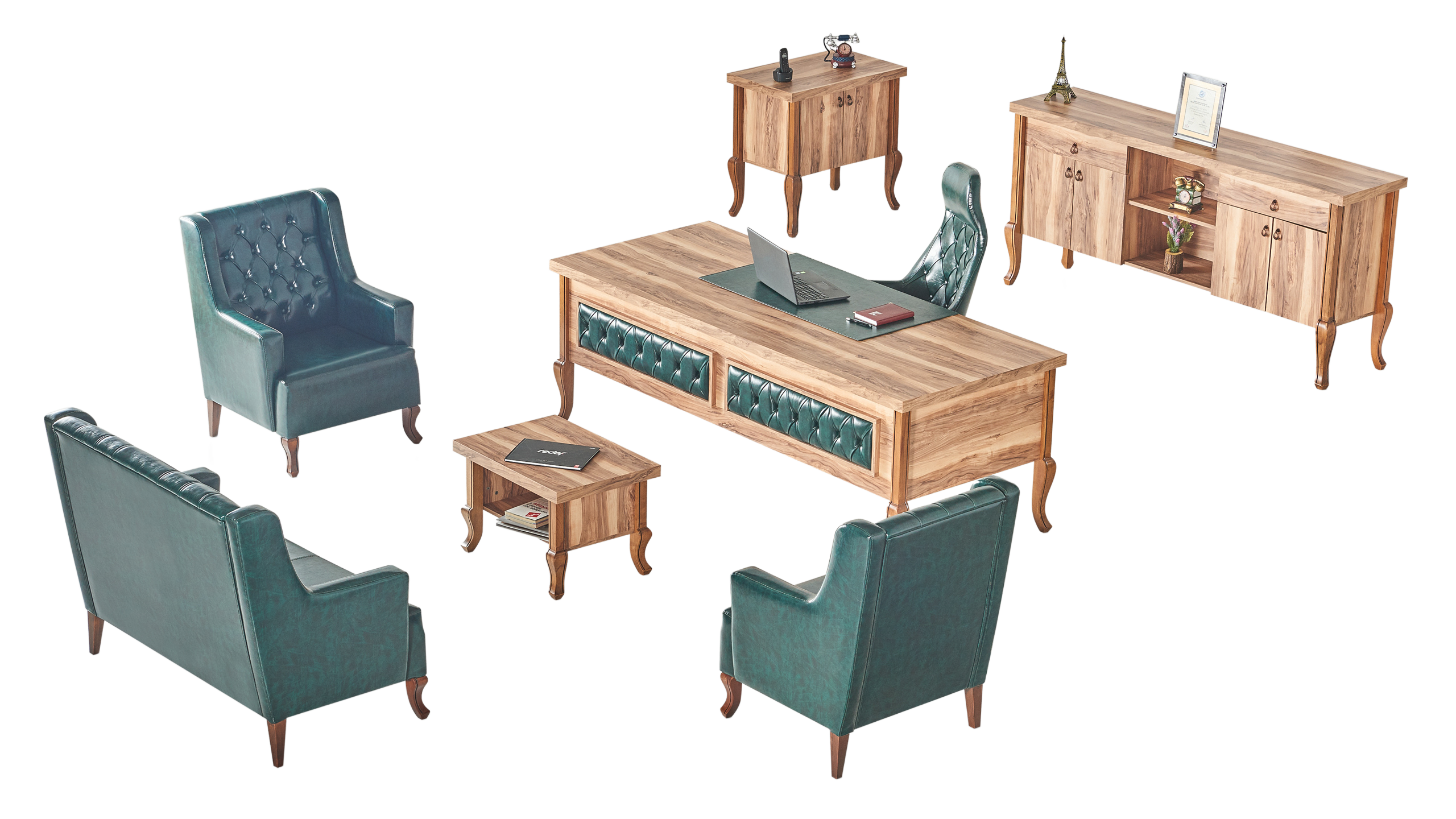 Lükens Makam Takımı Tropik Ceviz